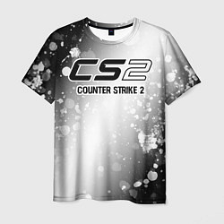 Футболка мужская Counter Strike 2 glitch на светлом фоне, цвет: 3D-принт
