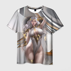 Футболка мужская Аниме девушка с аппетитными формами, цвет: 3D-принт