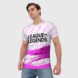 Футболка мужская League of Legends pro gaming: символ сверху, цвет: 3D-принт — фото 2