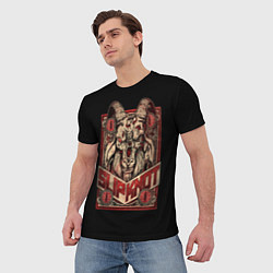 Футболка мужская Slipknot - Бафомет, цвет: 3D-принт — фото 2