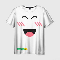 Футболка мужская Roblox Super Happy Face, цвет: 3D-принт