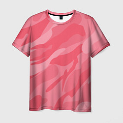 Футболка мужская Pink military, цвет: 3D-принт