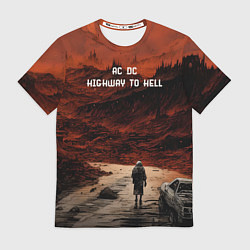 Футболка мужская AC DC Highway to hell, цвет: 3D-принт