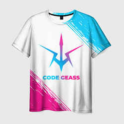 Футболка мужская Code Geass neon gradient style, цвет: 3D-принт