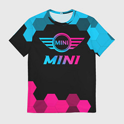 Футболка мужская Mini - neon gradient, цвет: 3D-принт