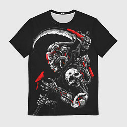 Футболка мужская Cyberpunk death, цвет: 3D-принт
