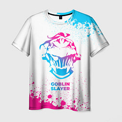 Футболка мужская Goblin Slayer neon gradient style, цвет: 3D-принт