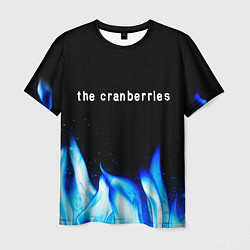 Футболка мужская The Cranberries blue fire, цвет: 3D-принт