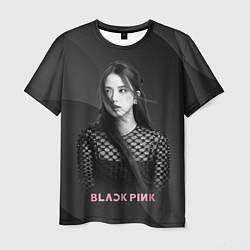 Футболка мужская Jisoo black, цвет: 3D-принт