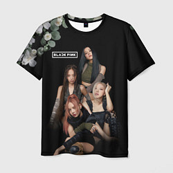 Футболка мужская Blackpink flowers, цвет: 3D-принт