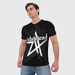 Футболка мужская Zebrahead - logo, цвет: 3D-принт — фото 2