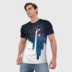 Футболка мужская Млечный Путь - Milky Way, цвет: 3D-принт — фото 2