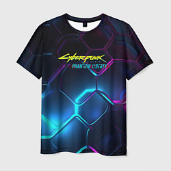 Футболка мужская Neon cyberpunk logo, цвет: 3D-принт