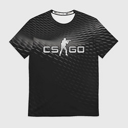 Футболка мужская CS GO black chrome, цвет: 3D-принт