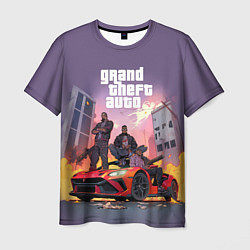 Футболка мужская Grand Theft Auto - game, цвет: 3D-принт