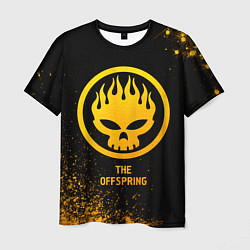 Футболка мужская The Offspring - gold gradient, цвет: 3D-принт