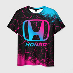 Футболка мужская Honda - neon gradient, цвет: 3D-принт