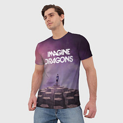 Футболка мужская Imagine Dragons обложка альбома Night Visions, цвет: 3D-принт — фото 2
