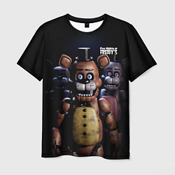 Футболка мужская Five Nights at Freddys персонажи, цвет: 3D-принт