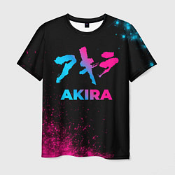 Футболка мужская Akira - neon gradient, цвет: 3D-принт