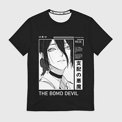 Футболка мужская Резе модель - Человек бензопила, цвет: 3D-принт