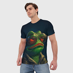 Футболка мужская Pepe frog, цвет: 3D-принт — фото 2