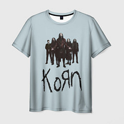 Футболка мужская Korn band, цвет: 3D-принт