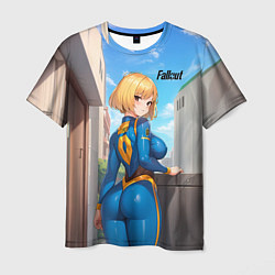 Футболка мужская Fallout game girl, цвет: 3D-принт