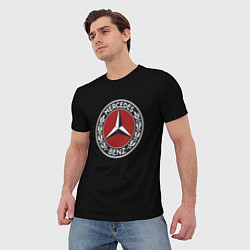 Футболка мужская Mercedes auto sport car, цвет: 3D-принт — фото 2