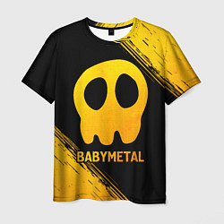 Футболка мужская Babymetal - gold gradient, цвет: 3D-принт