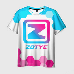 Футболка мужская Zotye neon gradient style, цвет: 3D-принт