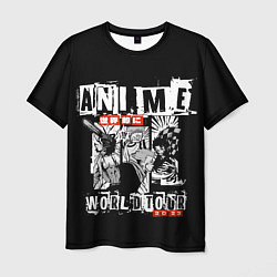 Футболка мужская Трио аниме сененов, цвет: 3D-принт