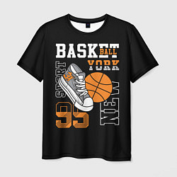 Футболка мужская Basketball New York, цвет: 3D-принт