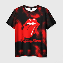 Футболка мужская Rolling Stone rock, цвет: 3D-принт