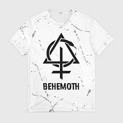 Футболка мужская Behemoth glitch на светлом фоне, цвет: 3D-принт