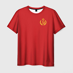 Футболка мужская СССР Герб со звездой, цвет: 3D-принт