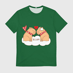Футболка мужская Капибара: be capy, цвет: 3D-принт