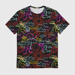 Футболка мужская Beach pattern, цвет: 3D-принт