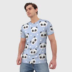 Футболка мужская Милая мультяшная панда, цвет: 3D-принт — фото 2