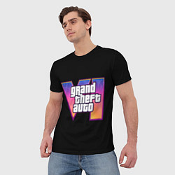 Футболка мужская Grand Theft Auto 6, цвет: 3D-принт — фото 2