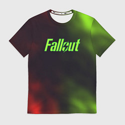 Футболка мужская Fallout fire gradient, цвет: 3D-принт