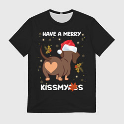 Футболка мужская Have a merry kissmyass, цвет: 3D-принт