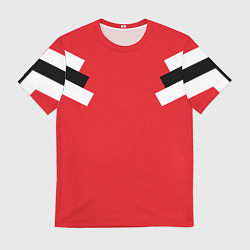 Футболка мужская Олимпийка - ретро, цвет: 3D-принт
