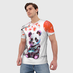 Футболка мужская Funny panda - China, цвет: 3D-принт — фото 2
