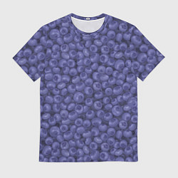 Футболка мужская Черника ягода, цвет: 3D-принт