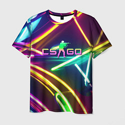 Футболка мужская Counter Strike - neon glow, цвет: 3D-принт