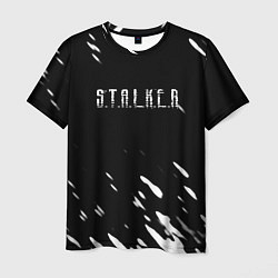 Футболка мужская Stalker искры белые, цвет: 3D-принт