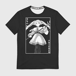 Футболка мужская Frieren waifu, цвет: 3D-принт