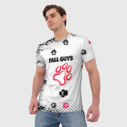 Футболка мужская Fall Guys kids game pattern, цвет: 3D-принт — фото 2