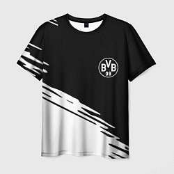 Футболка мужская Borussia текстура краски, цвет: 3D-принт